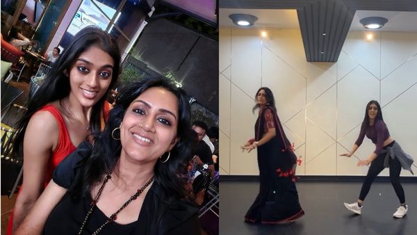 அம்மா ஜாடை லைட்டா வருதாம்.. தேவதர்ஷினியின் மகள் நியதி கவர்ச்சி உடையில் கலக்குறாங்களே!