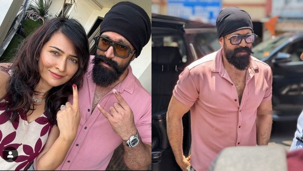 ஓட்டுப் போட்டு பாபா ஸ்டைலில் போஸ் கொடுத்த கேஜிஃப் ஹீரோ.. மனைவியுடன் எப்படி நிக்கிறாரு பாருங்க!