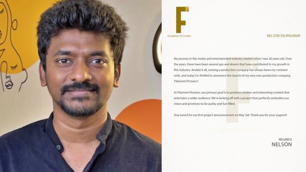 தயாரிப்பாளரான நெல்சன் திலீப்குமார்.. நிறுவனத்தின் பெயர் என்ன தெரியுமா?