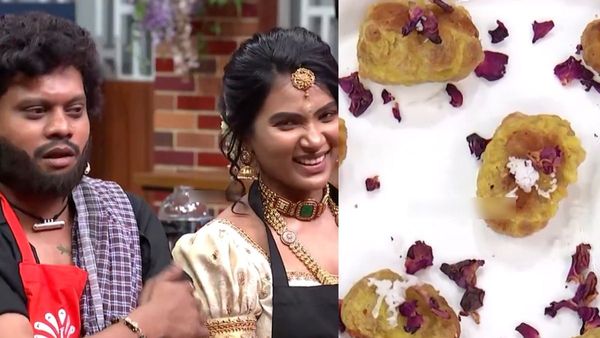 Cooku with comali 5: சக்கரவள்ளி சுய்யம். பக்கத்துல இருக்கறவங்களுக்கு பயம்.. ரைமிங்காக பேசிய புகழ்!