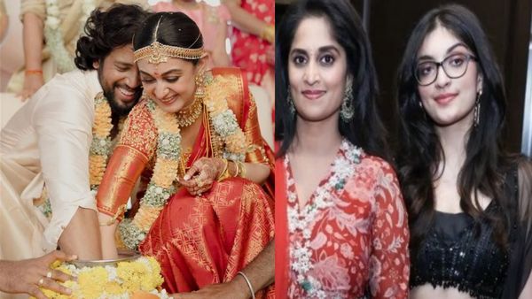 அர்ஜுன் மகள் திருமணம்.. பலரது கவனத்தை ஈர்த்த அஜித் மகள்.. ட்ரெண்டாகும் ஃபோட்டோ