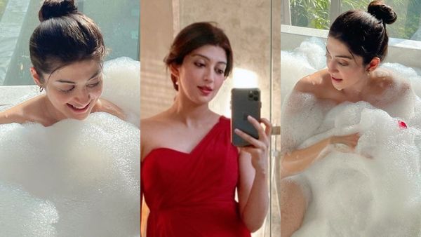 சோப்பு நுரை மட்டுமே ஆடை.. திருமண நாளில் இப்படியா? ஷாக்கான பேன்ஸ்!