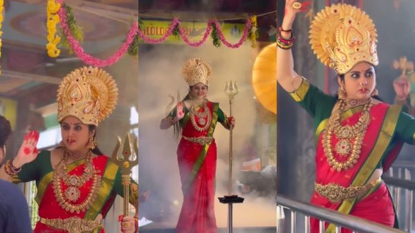 அம்மன் கெட்டப்புல நான் நயன்தாராவுக்கே டஃப் கொடுப்பேன்.. நமிதாவின் புதிய அவதார வீடியோ வந்திருக்கு!