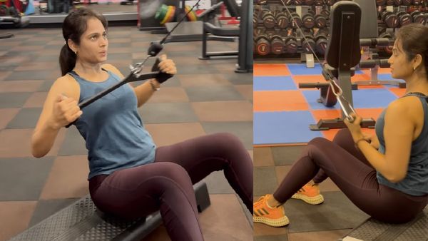 சிக்குனு சிறுத்த இடைக்கு இதை செய்தா போதும்.. ரம்யா பாண்டியனின் முரட்டு வொர்க் அவுட்!