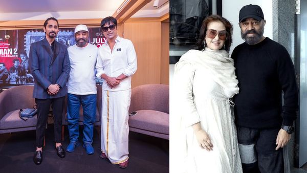 டெலிபோன் மணிபோல் சிரிப்பவள் இவளா.. கமல் - மனிஷா கொய்ராலா லேட்டஸ்ட் பிக்.. இந்தியன் 2வில் இருக்காரா?