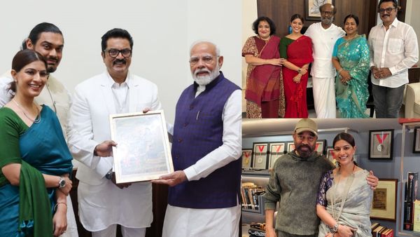 Varalaxmi Marriage: குடும்பத்தோடு பிரதமரைச் சந்தித்த சரத்குமார்! வரலஷ்மி கல்யாணத்துக்கு அழைப்பு!