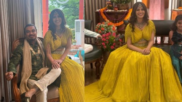 Varalakshmi: களைகட்டும் திருமண கொண்டாட்டம்..வரலட்சுமியின் அழகைப்பாருங்க!