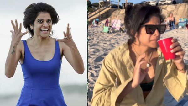 ப்பா.. பிக் பாஸ் மாயாவா இது? அட்லாண்டிக் கடற்கரையில் அப்படியொரு கோலம்.. இணையமே சூடாகிடுச்சு!