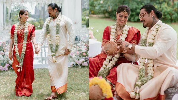 Varalaxmi Wedding: தாய்லாந்தில் தாலி கட்டிய வரலட்சுமி சரத்குமார்.. மாப்பிள்ளை ஜம்முன்னு இருக்காரே!