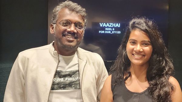 மாரி செல்வராஜை பார்த்தாலே எனக்கு பயம்.. வாழை பாடல் வெளியீட்டு விழாவில் திவ்யா துரைசாமி பளிச்!