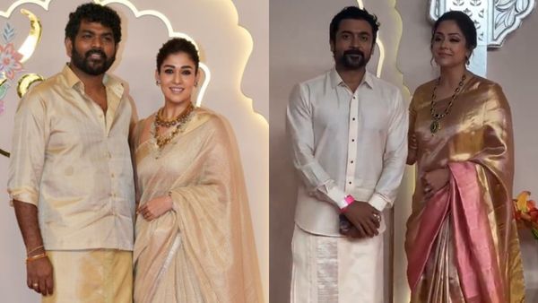 அம்பானி வீட்டு கல்யாணத்தில் ஜோடி ஜோடியா கலந்து கொண்ட நயன் - விக்கி, ஜோ - சூர்யா!