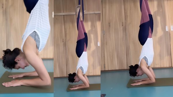 Actress Andrea: தலைகீழாக தொங்கியபடி ஆண்ட்ரியா வொர்க்அவுட்.. ஆனாலும் சிரிப்பு மிஸ்ஸாகலையே!