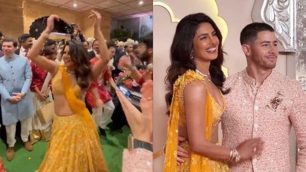 மஞ்சள் தாவணியில் கணவர் முன் எக்குத்தப்பான ஆட்டம்! இணையத்தை கிரங்கடிக்கும் பிரியங்கா சோப்ரா வீடியோ