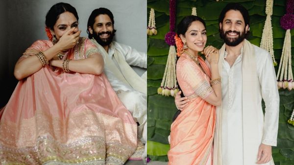 அன்புடை நெஞ்சம் தாம் கலந்தனவே.. குறுந்தொகை பாடலுடன் நிச்சயதார்த்த ஃபோட்டோக்களை ஷேர் செய்த சோபிதா!