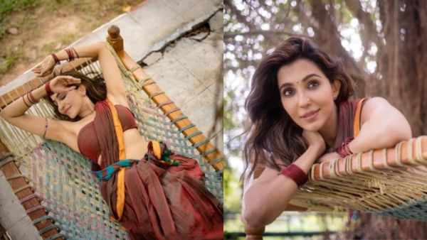 கயித்து கட்டிலில் மல்லாக்க படுத்திருக்கும் பார்வதி நாயர்..உத்துப் பார்த்து உச்சு கொட்டும் ரசிகர்கள்!