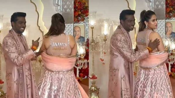 அம்பானி வீட்டு திருமணம்.. அட்லீ மனைவி அணிந்து சென்ற உடையின் விலை இவ்வளவா?