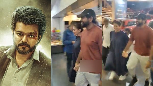 GOAT: தளபதியின் கோட் படத்தை பார்க்க ஜோடியாக வந்த லேடி சூப்பர் ஸ்டார்.. வீடியோவ பாருங்க!