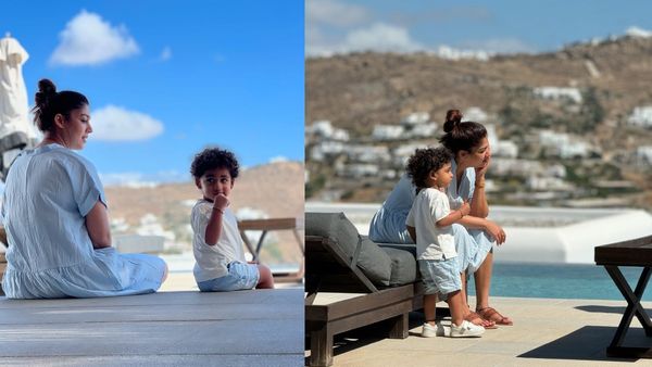 Nayanthara: இதழ் எச்சில் நீா்.. எனும் தீா்த்ததால்.. மகனுக்கு முத்த மழை பொழியும் நயன்தாரா.. சோ ஸ்வீட்