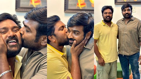 லவ் யூ டூ மச்ணே.. லப்பர் பந்து நடிகரை கட்டியணைத்து முத்தம் கொடுத்த விஜய் சேதுபதி!