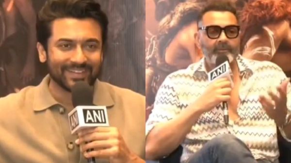 சூர்யாவின் உயரம் குறித்து பேசிய பாபி தியோல்.. திடீரென கையை பிடித்து நிறுத்திய கங்குவா நடிகர்!