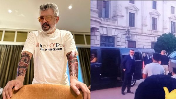 Ajith Kumar: குட்டி தல லுக்கே அப்படின்னா.. தல தரிசனம் இல்லாமலா.. குட் பேட் அக்லி கொல மாஸ் லுக்!