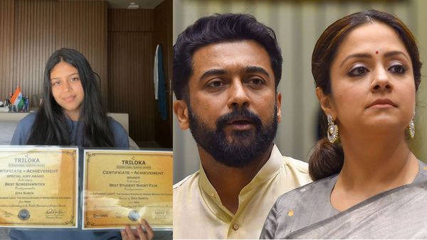 சூர்யா - ஜோதிகாவை உச்சி குளிரவைத்த மகள் தியா.. புள்ள என்னமா பாடுபட்டிருக்கு.. குவியும் பாராட்டு!