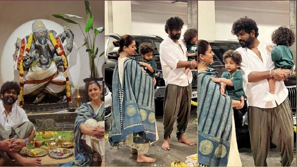 Nayanthara: குடும்பமா ஆயுதபூஜை கொண்டாடிய நயன்.. வீடியோ படையப்பா படம் மாதிரி இருக்கேப்பா!