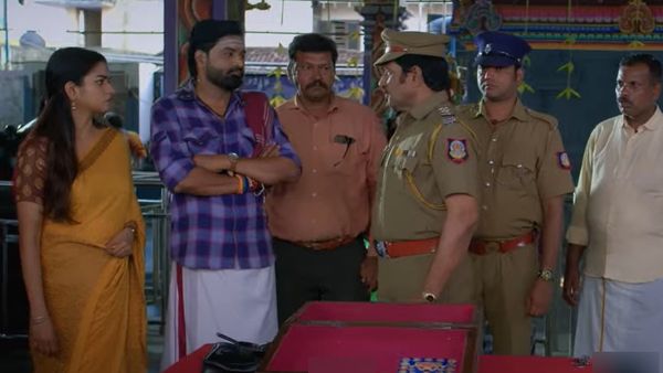 குடும்பத்தின் மீது விழுந்த திருட்டு பழி.. ஷண்முகம் தப்பியது எப்படி? அண்ணா சீரியல் இன்றைய எபிசோட்!