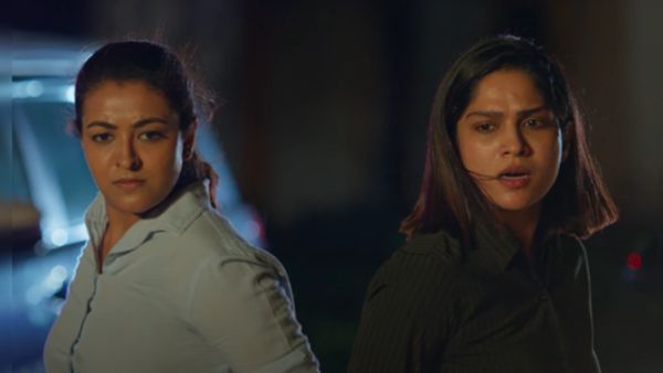 போலீஸ் அதிகாரியாக அதிரடி காட்டும் கெத்து பொண்டாட்டி..லப்பர் பந்து நடிகை சுவாசிகாவின் த்ரில்லர் படம்!