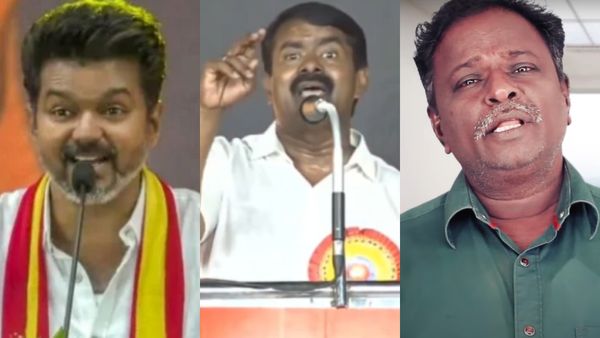 Vijay: லாரியில் அடிபடுவாய்னு விஜய்யை சொல்லலாமா? சீமானுக்கு எதிராக ப்ளூ சட்டை மாறன் பகிர்ந்த போஸ்ட்!