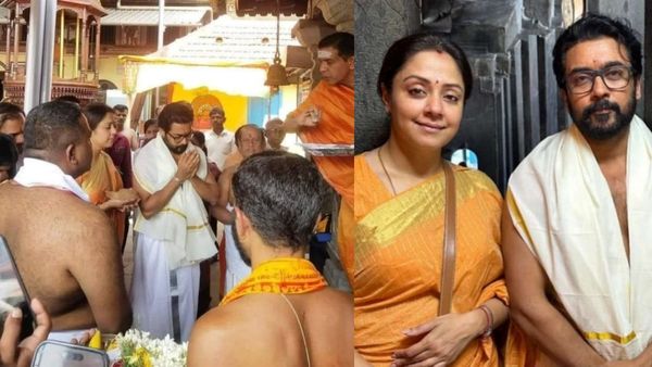 கொல்லூர் மூகாம்பிகை கோயிலுக்கு மனைவி ஜோதிகாவுடன் சென்ற சூர்யா.. அந்த யாகத்தை செய்திருக்கிறாரா?
