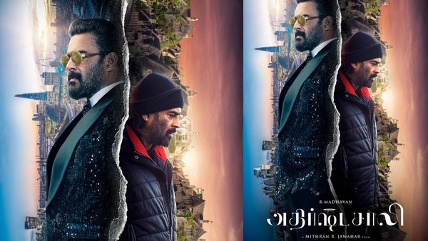 மாதவன் நடிப்பில் உருவாகி இருக்கும் அதிர்ஷ்டசாலி படத்தின் ஃபர்ஸ்ட் லுக் வெளியீடு