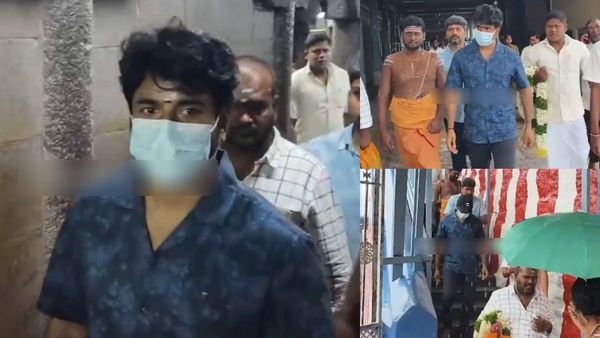 சிவகார்த்திகேயன் திருத்தணி கோயிலில் சாமி தரிசனம்.. ஸ்டூடண்ட் லுக்கில் கலக்கலா இருக்காரே!