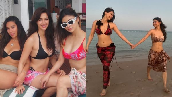 கணவரை கழட்டிவிட்டு கங்குவா நடிகையுடன் சுற்றும் நாகினி நடிகை.. பீச் பியூட்டி ஓவர் டோஸா இருக்கே!