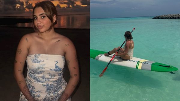 மகாராஜா வில்லன் நடிகரின் மகள் ஹனிமூனுக்கு எங்கே போயிருக்காரு பாருங்க.. நீச்சல் உடையில் மஜா போஸ்!