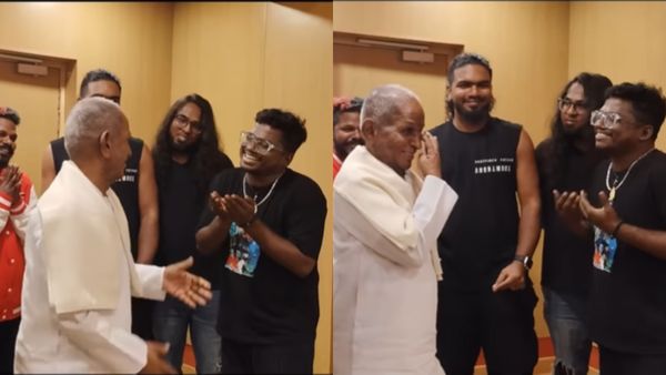 Ilayaraaja: இளையராஜாவை உச்சி குளிரவைத்த தெருக்குரல் அறிவு டீம்.. சிரிப்பு மழையில் இசைஞானி.. வீடியோ!