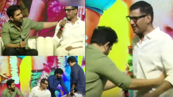 மேடையில் நடுங்கிய விஷால்.. சேர் போட்டு அமர வைத்த மதகஜராஜா டீம்.. பிரீ ரிலீஸ் நிகழ்ச்சியில் திணறல்!