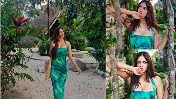 திரும்பவும் ஆரம்பிச்சிட்டீங்களா? கவர்ச்சி உடையில் பக்காவாக போஸ் கொடுக்கும் மாளவிகா மோகனன்!