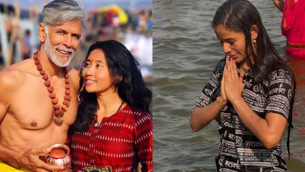 Mahakumbh 2025: நல்லவேளை நிர்வாண குளியல் போடல.. மிலிந்த் சோமன், பூனம் பாண்டே கும்பமேளாவில் குளியல்!