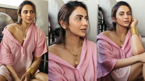 Rakul Preet Singh: கழுத்தில் தாலி தெரிய.. வெறும் சட்டையில் போஸ் கொடுத்த ரகுல் ப்ரீத் சிங்!