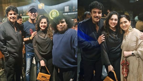 சுந்தர்.சி வைத்த பார்ட்டியில் கும்மாளம்! மீனா தோளில் கை போட்ட விஷால்.. யாரெல்லாம் இருக்காங்க பாருங்க