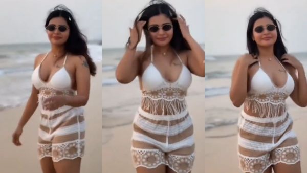 டிரெஸ்ஸு போட்டுத்தான் தர்ஷா குப்தா ஓடுறாங்க.. யாரும் ஷாக்காகிடாதீங்க.. செம பீச் வைப்ஸ்!