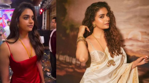 மஞ்சத்தாலி காணோம்.. கீர்த்தி சுரேஷ் கழுத்தில் மின்னும் புது சரடு.. சிங்கப்பல் கணக்கா இருக்கே!