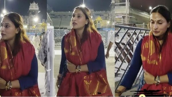 திருப்பதிக்கு சென்ற ஐஸ்வர்யா ரஜினிகாந்த்.. என்ன விசேஷமோ?.. குட் நியூஸ் சொல்வாங்களோ