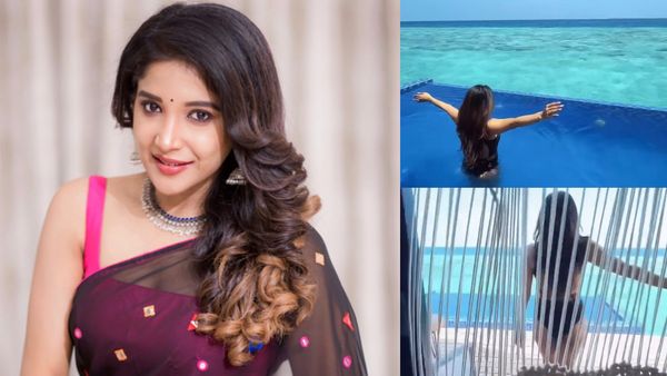 மாலத்தீவில் ஹனிமூன்.. பிகினியில் கடலை சூடாக்கிய சாக்ஷி அகர்வால்.. திருமணமானதும் இப்படி மாறிட்டாரே!