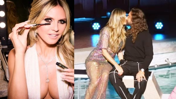 வெறும் உள்ளாடையுடன் நடந்து வரும் மாடல்கள்.. 3வது கணவருக்கு டிவி ஷோவில் லிப் லாக் கொடுத்த ஹெய்டி கிளம்!