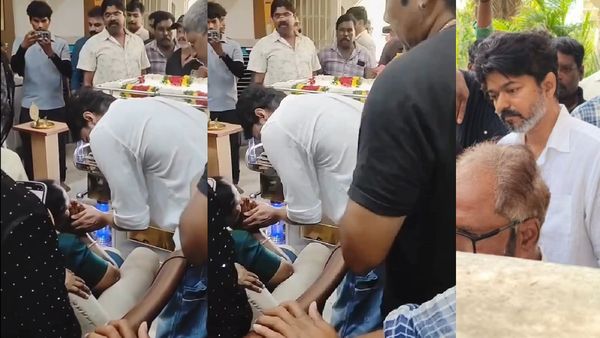 Vijay: விஜய் கைகளைப் பிடித்துக் கொண்டு அழுத மனோஜ் பாரதிராஜாவின் அம்மா.. ஆறுதல் சொன்ன விஜய்.. வீடியோ!