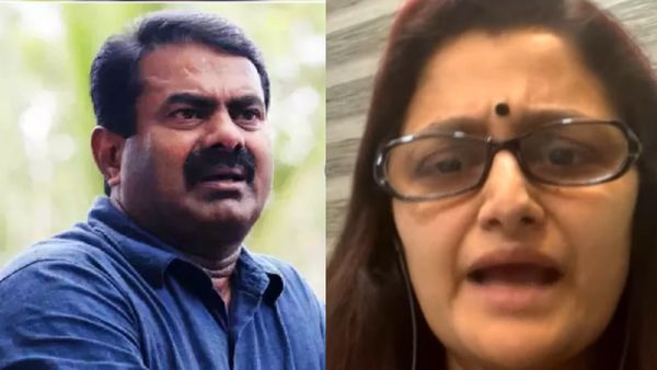 ச்சீ.. என்ன ஆணவப்பேச்சு.. அசீங்கமா இல்லையா? சீமானை விளாசிய நடிகை ஷர்மிளா!