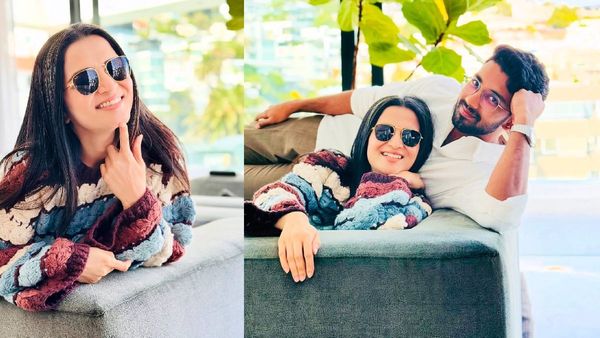 தென்னாப்பிரிக்காவில் 24 வயது இளைஞர் மீது சாய்ந்து போஸ் கொடுத்த டிடி நீலகண்டன்.. அவரு யாரு தெரியுமா?