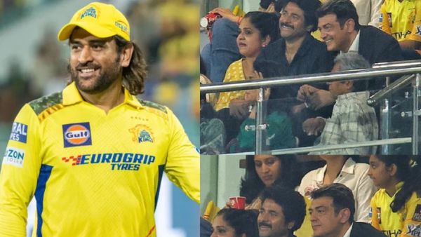 Ajith Kumar: தல தோனிக்காக வந்த தல அஜித்.. உடன் இருக்கும் நம்ம SK.. கண்கொள்ளா காட்சியா இருக்கே!